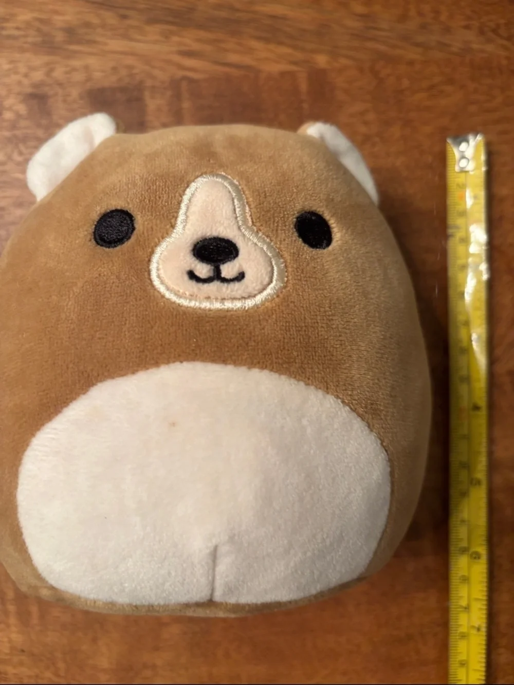 Squishmallows Brown and White Bear Plush